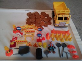 Huge Lot Fisher Price Imaginext Play Sets Construction - 73 pieces - $11.88
