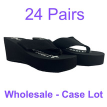 24 Pack Case Lot for Resale Gypsy Soule Sandals 3&quot; Heel Wholesale Flip F... - $149.99