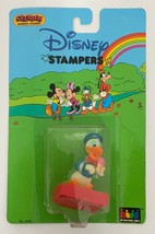 Walt Disney Company Stampos Rubber Stamp Donald Duck Ink Stamper New On Card - $11.87
