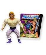 He-Man Figure MOTU Prince Adam Soft Head Action Mattel 1981 Plus Comic Vtg - £15.46 GBP