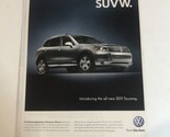 Volts wagon SUVW Print Ad  Advertisement 2010 PA9 - $5.93