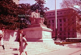 1962 City Bus, Eternal Vigilance Liberty Statue Washington DC Ektachrome Slide - £2.60 GBP