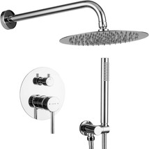 Gappo Wall Mounted High Pressure Rainfall Shower Faucet And Head Combo Set With - £134.31 GBP