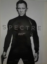 James Bond - Daniel Craig in Spectre 007 11&quot; x 17&quot; Promo Movie Poster - £4.75 GBP