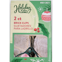 Holiday Living 2 Pack Christmas Lights Brick Clips 13821 Holds 25 LBS. - $9.00