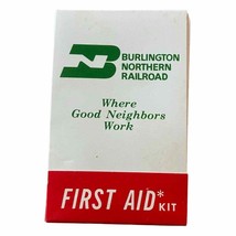 BNR First Aid Kit Burlington Northern Railroad Railfan Collecting Safety... - $4.87
