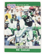 CRIS CARTER 1990 NFL Pro Set #246 - $1.29 CAD