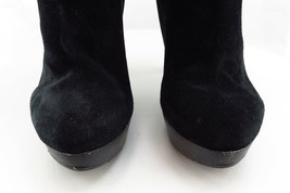 Nine West Boot Sz 6.5 M Mid-Calf Boots Black Leather Women - £20.26 GBP