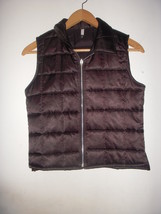 NWOT! Forever 21 Black Quilted Puffy Ski Apres Vest Pufffer Jacket size M - $9.89