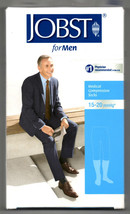 Jobst for Men Medical Compression Socks 15-20 mmHg black Large Knee CT new - £23.17 GBP