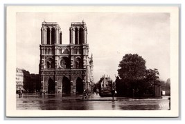 RPPC Gothic Cathedral Notre Dame de Paris France UNP Postcard U24 - £9.16 GBP