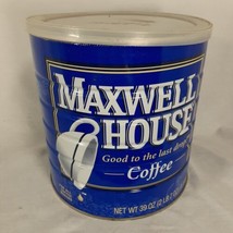 Maxwell House Good to the Last Drop 39 Oz Empty Tin Can with Lid - £8.26 GBP