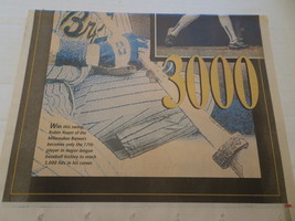 Milwaukee Journal - September 11, 1992 - Robin &#39;s flight to 3000 - Colle... - $13.69 CAD