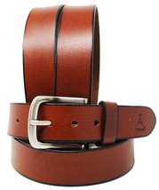Men&#39;s 100% Genuine Leather 1.5&quot; Wide Jeans Casual Dress Belt 12CA001 - $402.25 MXN