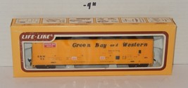 Vintage Life-Like HO Scale Green Bay and Western Thrall Door Car GBW 54 ... - $24.70