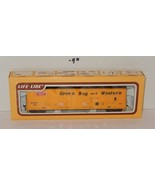 Vintage Life-Like HO Scale Green Bay and Western Thrall Door Car GBW 54 ... - €21,24 EUR