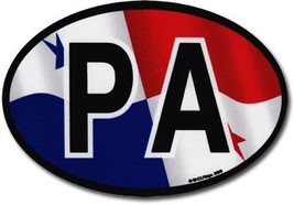 Panama Wavy Oval Decal - $56.31 MXN