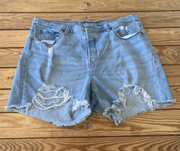 Levi’s Women’s 501 Cut off Jean Shorts size L Blue X2 - £14.71 GBP