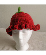 Strawberry Hat for Children - Novelty Hats - Medium - £12.78 GBP