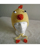 Chicken Hat w/Ties for Children - Animal Hats - Large - £12.78 GBP