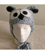 Gray Owl Hat w/Ties - Animal Hats - £14.38 GBP