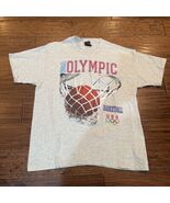 United States National Basketball Team Mens Olympic T-Shirt Gray Heather... - $48.27 CAD