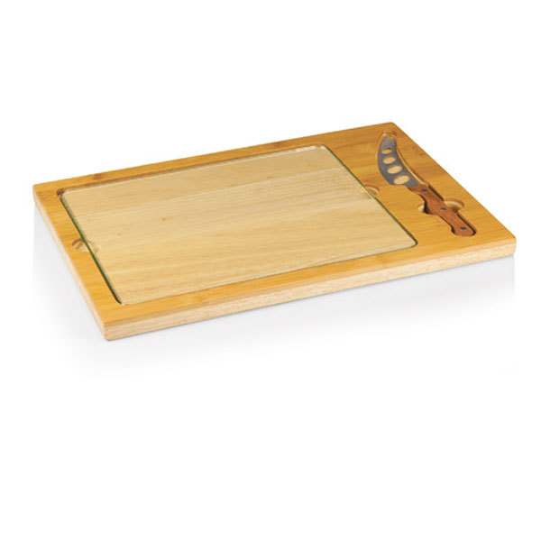 Icon - Glass Top Cutting Board w/ Cheese Knife - £40.63 GBP
