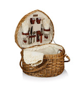 Heart Picnic Basket for Two - £159.83 GBP