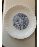 Vintage ESSO Promotional Blue &amp; White Plate Arcopal France &quot;Puss In Boot... - $19.79