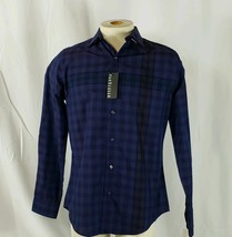 Van Heusen Shirt Men&#39;s Purple Small 14-14.5 Long Sleeve New $60 - $20.78