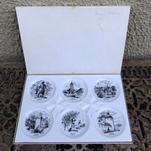 Kaiser Porzellan Mini Plate Set Of 6 Siegen Kaiser Of West Germany 4&quot; Each - £15.94 GBP