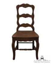DAVIS CABINET Co. Solid Walnut Country French Style Dining Ladder Back Side C... - £471.96 GBP