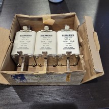 (3) Siemens 3NA1220 Fuse 500V 80A 100KA 1/GL NEW NOS  RARE SALE USA  $199 - $197.01