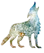 Coyote Southwest Enamel Howling Metal Magnet 2.5 x 2.75 in - $13.36