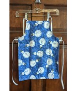 Child Apron Blue with Snowmen - Child 2T. - $12.99