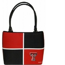 Texas Tech Red Raiders Color Block Ladies&#39; Purse Handbag NWT Back to School - £18.95 GBP
