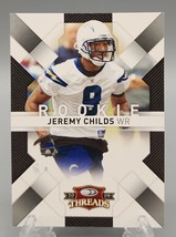 2009 Donruss Threads Jeremy Childs #154 Rookie RC /999 - £2.74 GBP