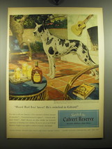 1949 Calvert Reserve Whiskey Ad - art by Tom Lovell - Heard Burl Ives&#39; latest - £14.50 GBP