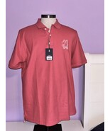 NWT Psycho Bunny Polo Shirt Men XL Coral, Short Sleeve, Classic Fit - $62.00