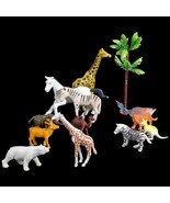 Animals Toys for Kids Hard Plastic Horse Giraffe Zebra Camel Bear Kangar... - $35.21 CAD