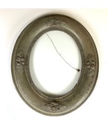 Vtg Farmhouse Wood Oval Picture Frame Ornate Carved Green Cottage 14.25H... - $1,289.06 MXN
