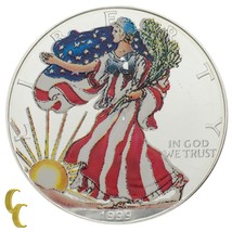 1999 Peint Marche Liberty 1 OZ Argent American Eagle W/Box - $1,433.35 MXN