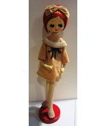 Vintage Bradley  Mod Doll  Big Eyes Orange hair - $71.25