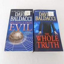 Lot of 2 David Baldacci PB Shaw Series Whole Truth 2009-11 Deliver Us From Evil - £6.17 GBP