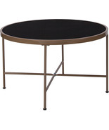 Black Glass Coffee Table NAN-JN-21751CT-GG - $106.95