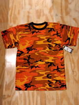 Rothco Tshirt Mens Multicolor Large Camouflage Round Neck Short Sleeve Pullover - £13.27 GBP