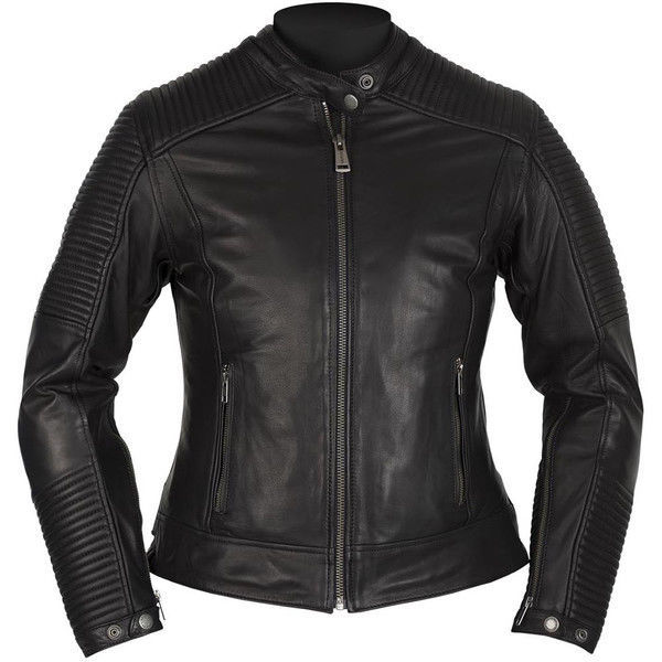 Men's Real Lambskin Black Leather Motorcycle Jacket Black Biker Jacket - $114.99