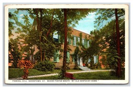 Federal Hill My Old Kentucky Home Bardstown Kentucky KY WB Postcard V3 - £2.33 GBP