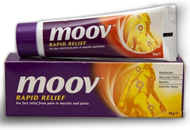 Moov Rapid Pain Relief Cream For Muscles (50 g) 1.76 oz - $552.31 MXN