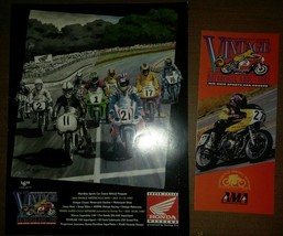 AMA Vintage Motorcycle Days Brochure 1997 Official Program &amp; Car Course ... - £23.22 GBP